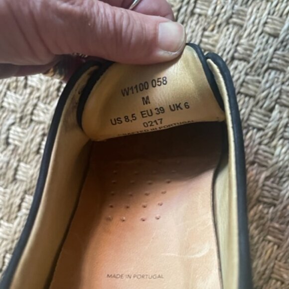 Samuel Hubbard navy nubuck derby shoes main image 4